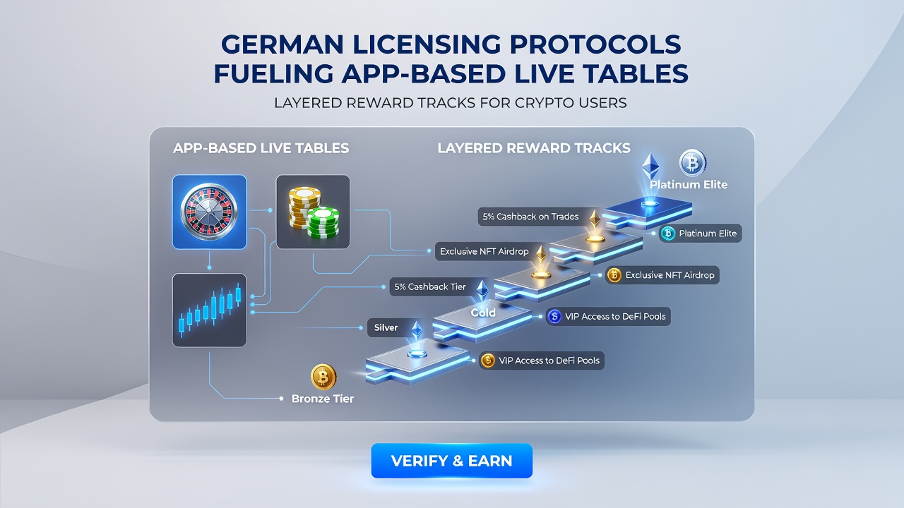 Krypto-Transaktionen und gestaffelte Belohnungsebenen in lizenzierten Apps