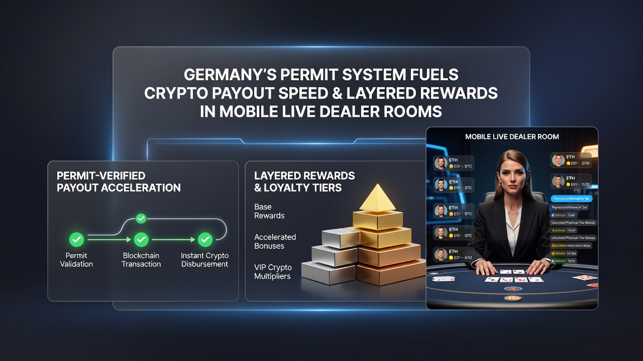Mobile Live-Dealer-Session mit Krypto-Auszahlung und gestaffelten Belohnungsebenen
