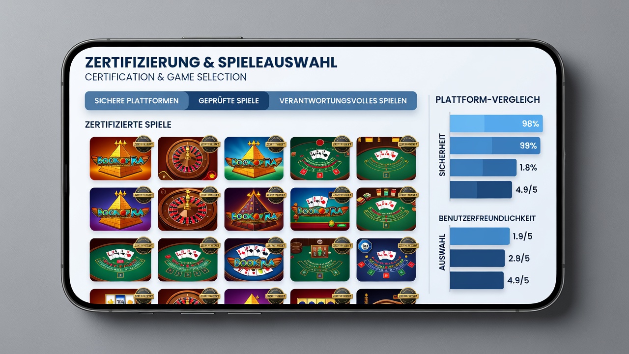 Mobile Casino Interfaces mit zertifizierten Verantwortungsfunktionen auf deutschen Plattformen