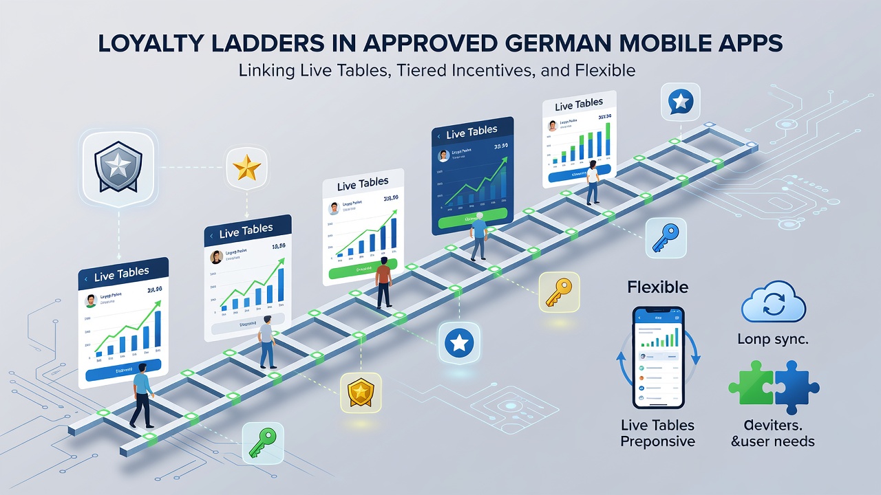 Darstellung flexibler Transaktionswege in mobilen Live-Gaming-Umgebungen mit Treueebenen