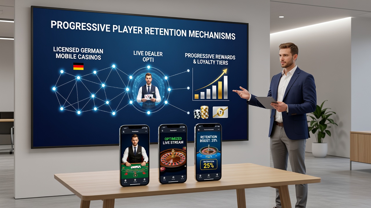 Darstellung von Live-Dealer-Sessions und Zahlungsoptionen in mobilen Casinos